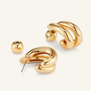 Jenny Bird Gold Earrings